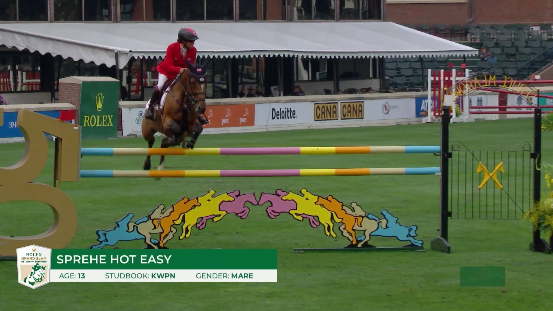 Jorne Sprehe with Sprehe Hot Easy - 825 - CPKC 'International', presented by Rolex - 1.60m 2025 - Round 2