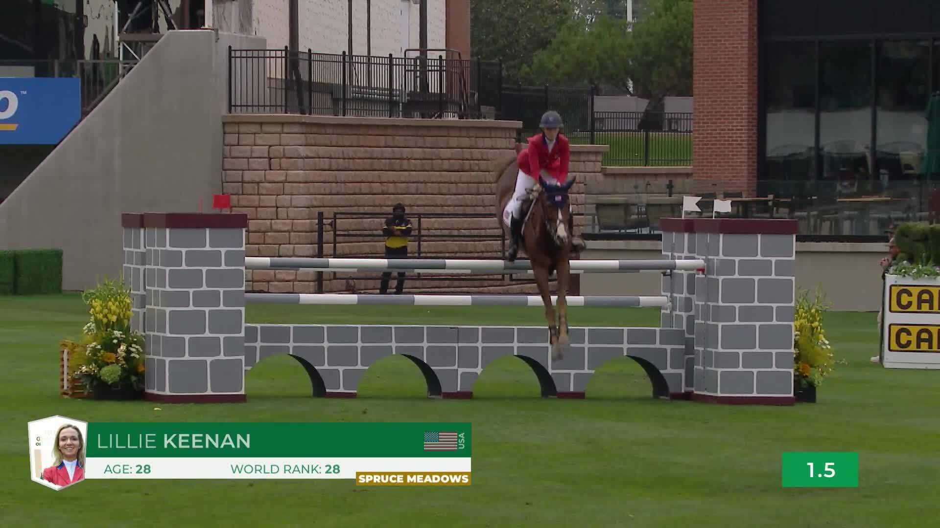 Lillie Keenan with Fasther - 825 - CPKC 'International', presented by Rolex - 1.60m 2025 - Round 1