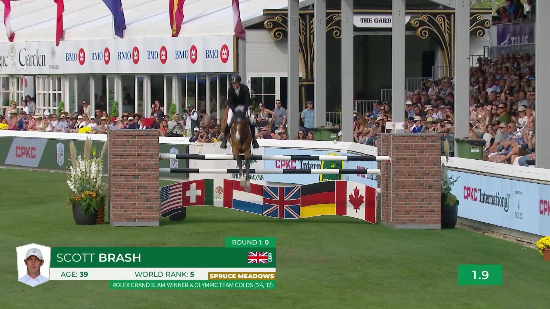 Scott Brash with Hello Jefferson - 825 - CPKC 'International', presented by Rolex - 1.60m 2025 - Round 2