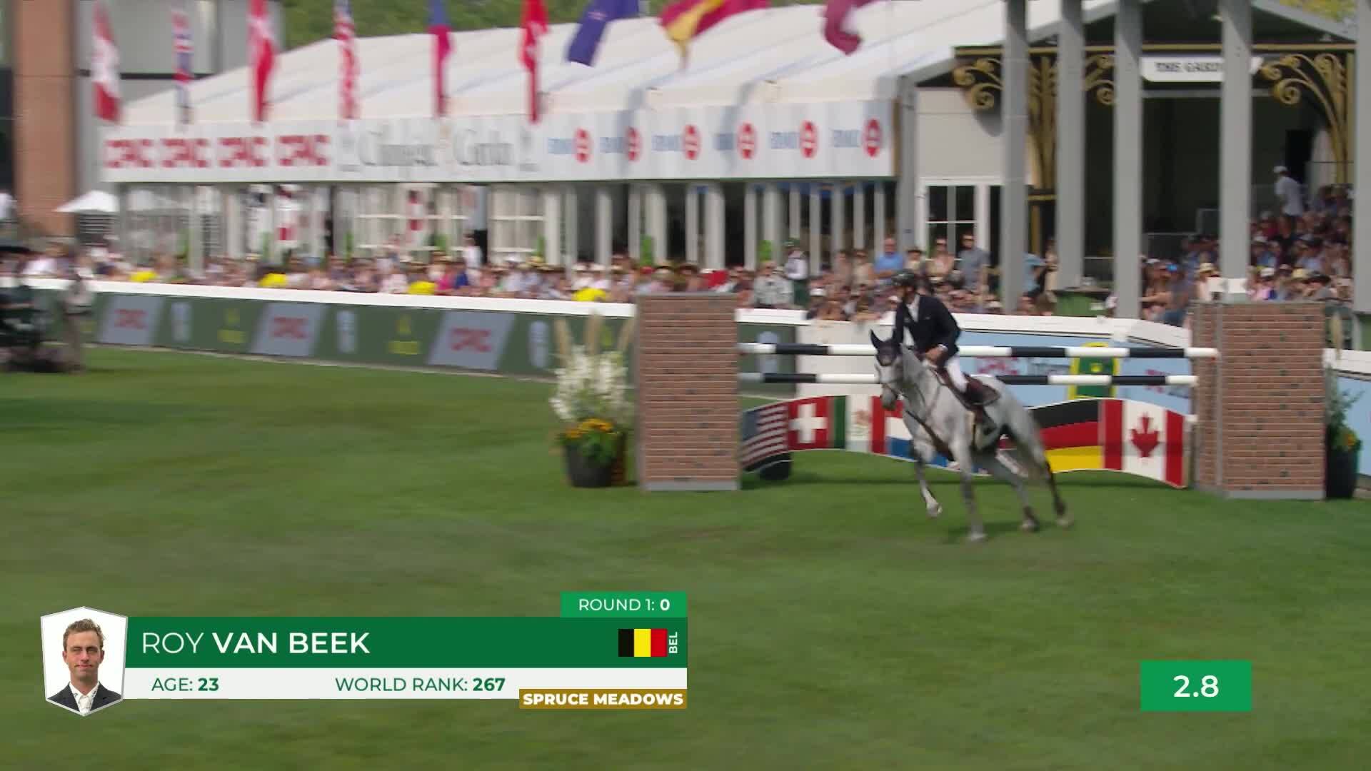Roy Van Beek with Cavoiro-h Old - 825 - CPKC 'International', presented by Rolex - 1.60m 2025 - Round 2
