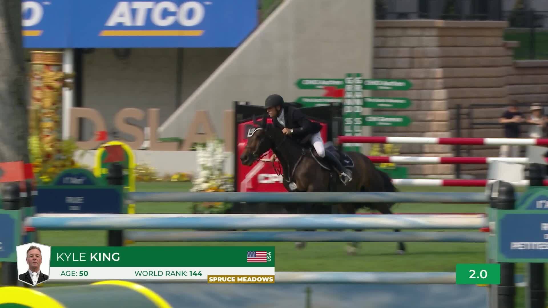 Kyle King with Kayenne Z - 825 - CPKC 'International', presented by Rolex - 1.60m 2025 - Jump-Off