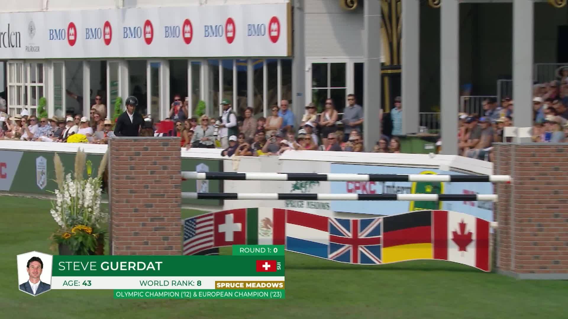 Steve Guerdat with Venard de Cerisy - 825 - CPKC 'International', presented by Rolex - 1.60m 2025 - Round 2