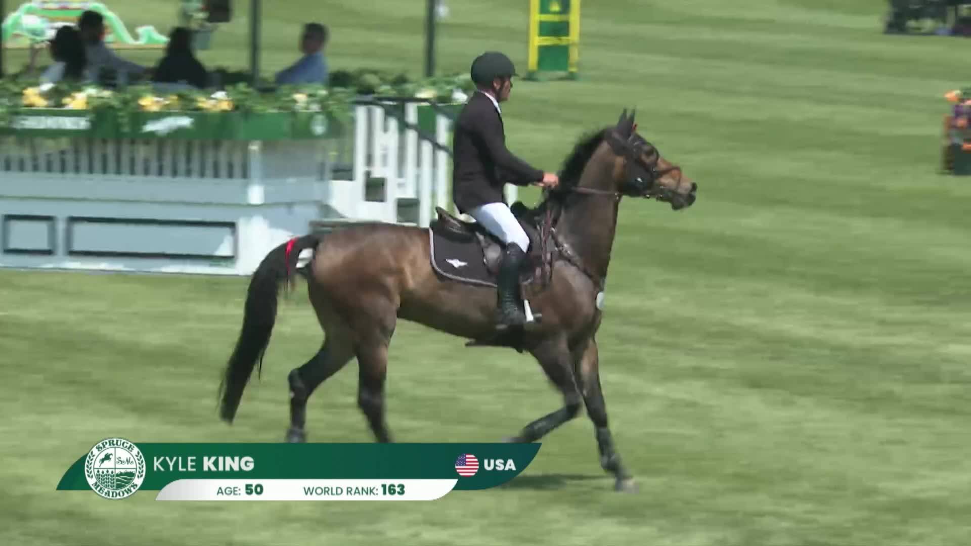 Kyle King with Kayenne Z - 825 - CPKC 'International', presented by Rolex - 1.60m 2025 - Round 1
